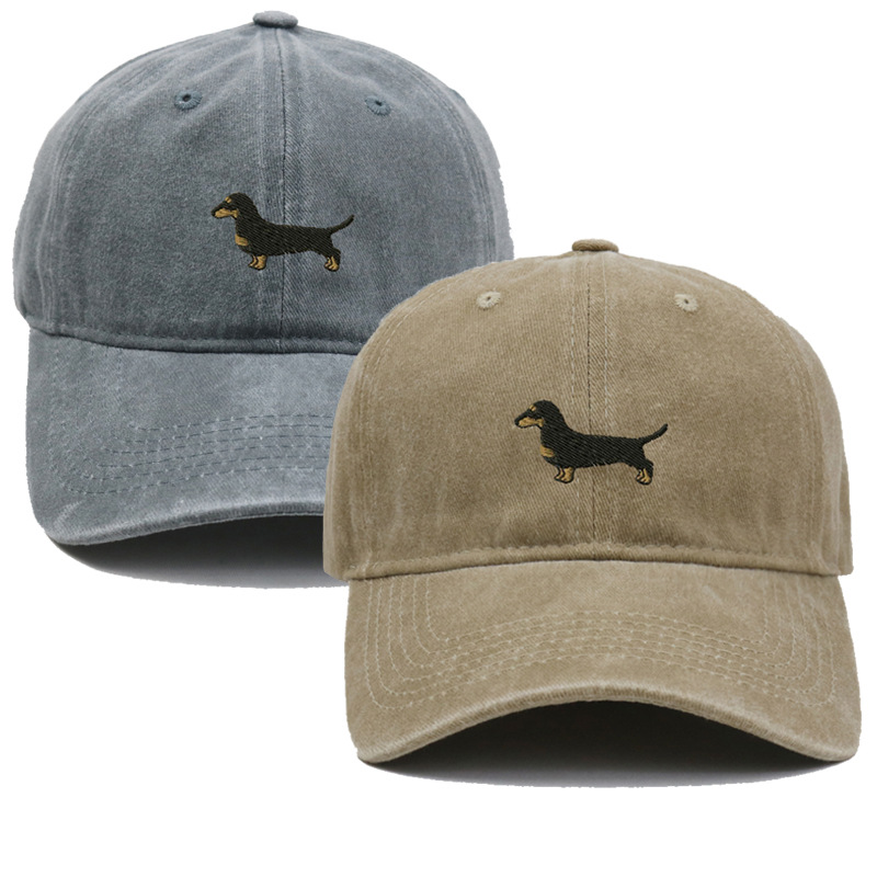 Embroidery Lovers - Cappello da Baseball Ricamato con Bassotto