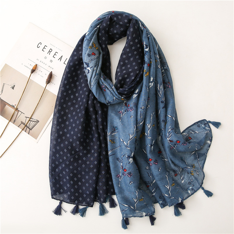 Embroidery Shawl - 2021 Sciarpa da donna con stampa