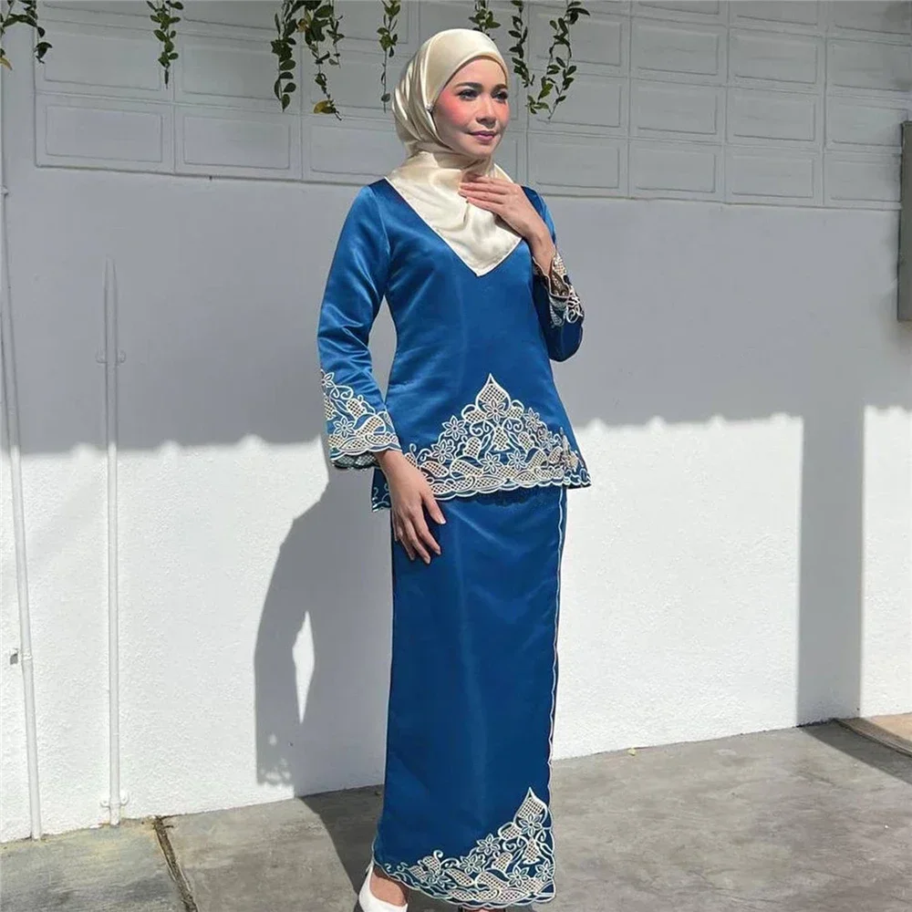 Embroidery Baju - Set di Abaya a Due Pezzi
