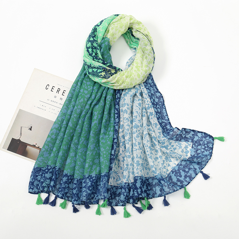 Embroidery Shawl - Moda Primavera Estate Sottile Scialle di