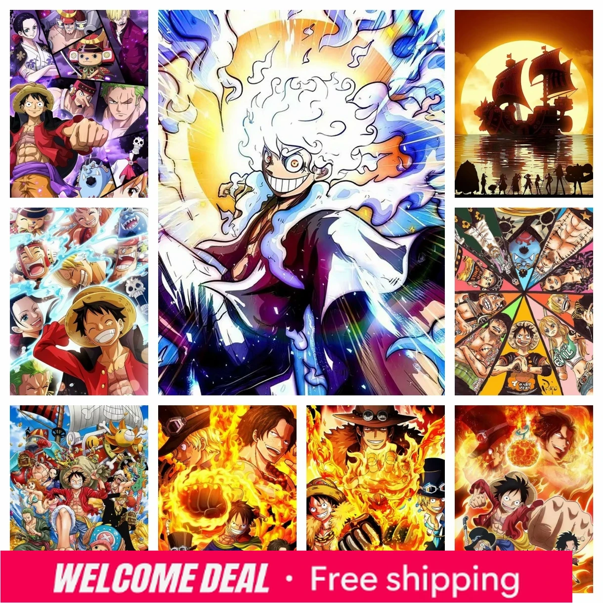 Embroidery Handicraft - 2026 2024 Nuovo Anime Giapponese One