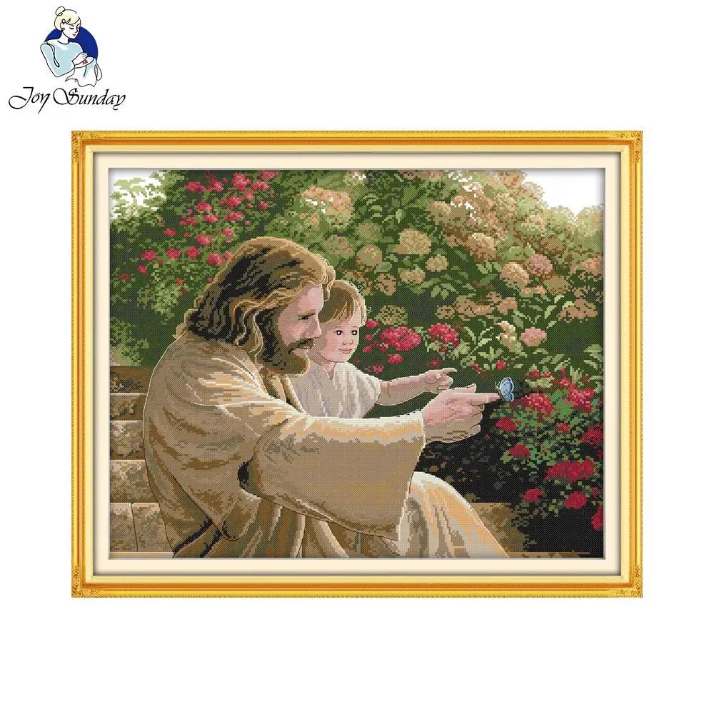 Embroidery Jesus - Joy Sunday Gesù e un bambino