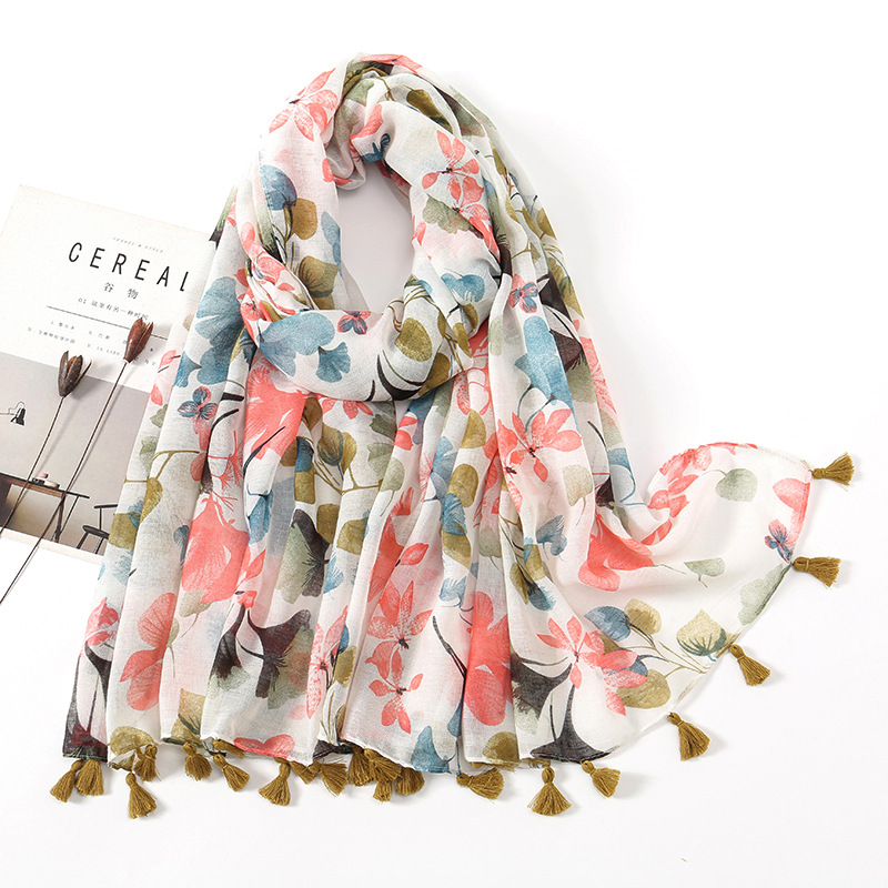 Embroidery Shawl - 2025 Moda di Lusso Petalo Floreale