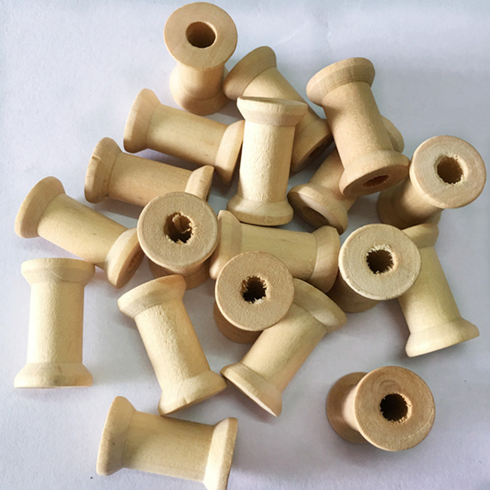 60 bobine in legno naturale pe - Embroidery Handicraft recensione e prezzo