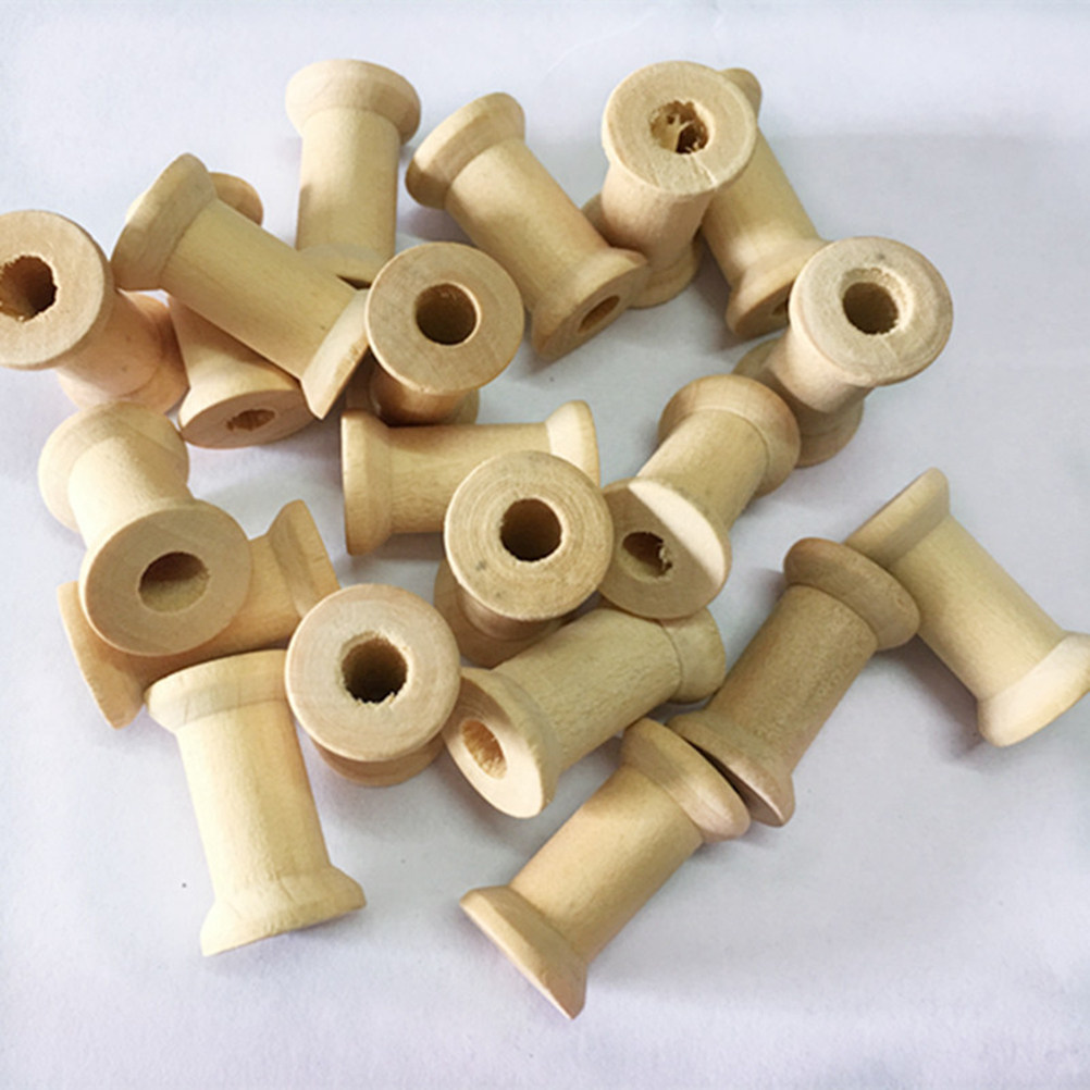 60 bobine in legno naturale pe - Embroidery Handicraft recensione e prezzo