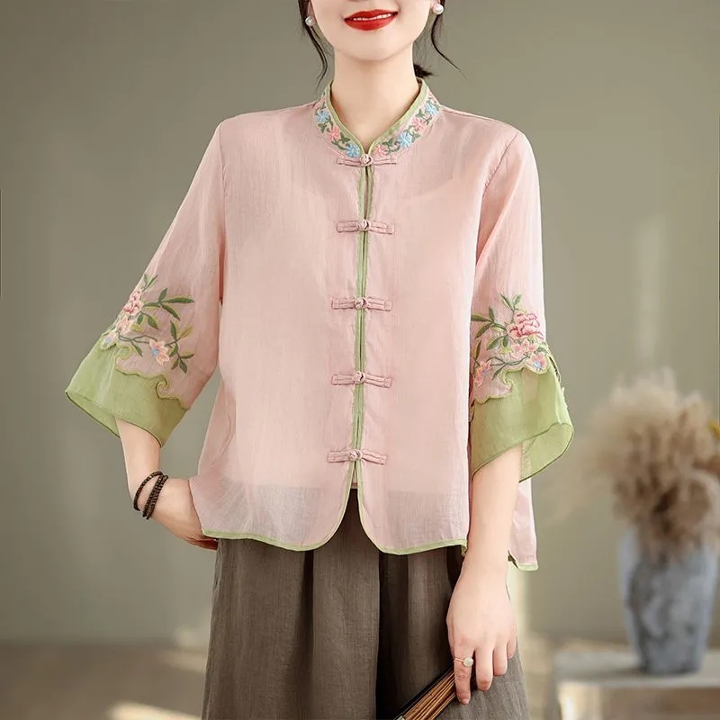 Camicia estiva in cotone e can - Embroidery Cardigan recensione e prezzo