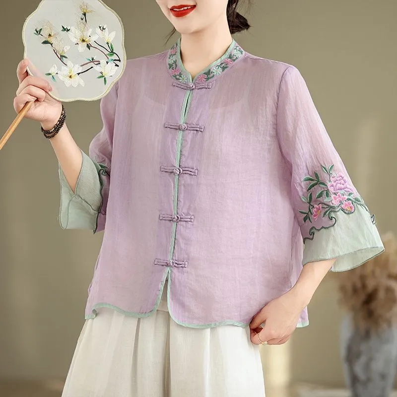 Camicia estiva in cotone e can - Embroidery Cardigan recensione e prezzo
