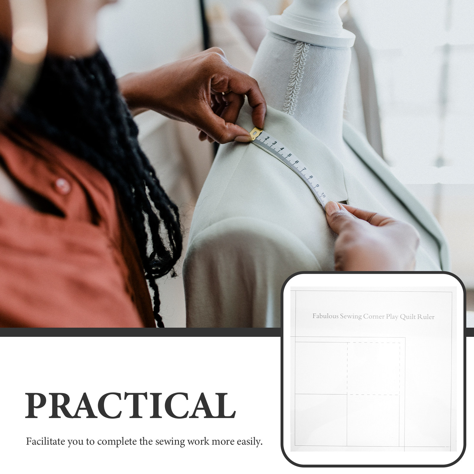 Righello quadrato in acrilico  - Embroidery And Quilting recensione e prezzo