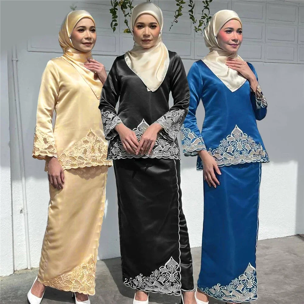 Set di Abaya a Due Pezzi alla  - Embroidery Baju recensione e prezzo