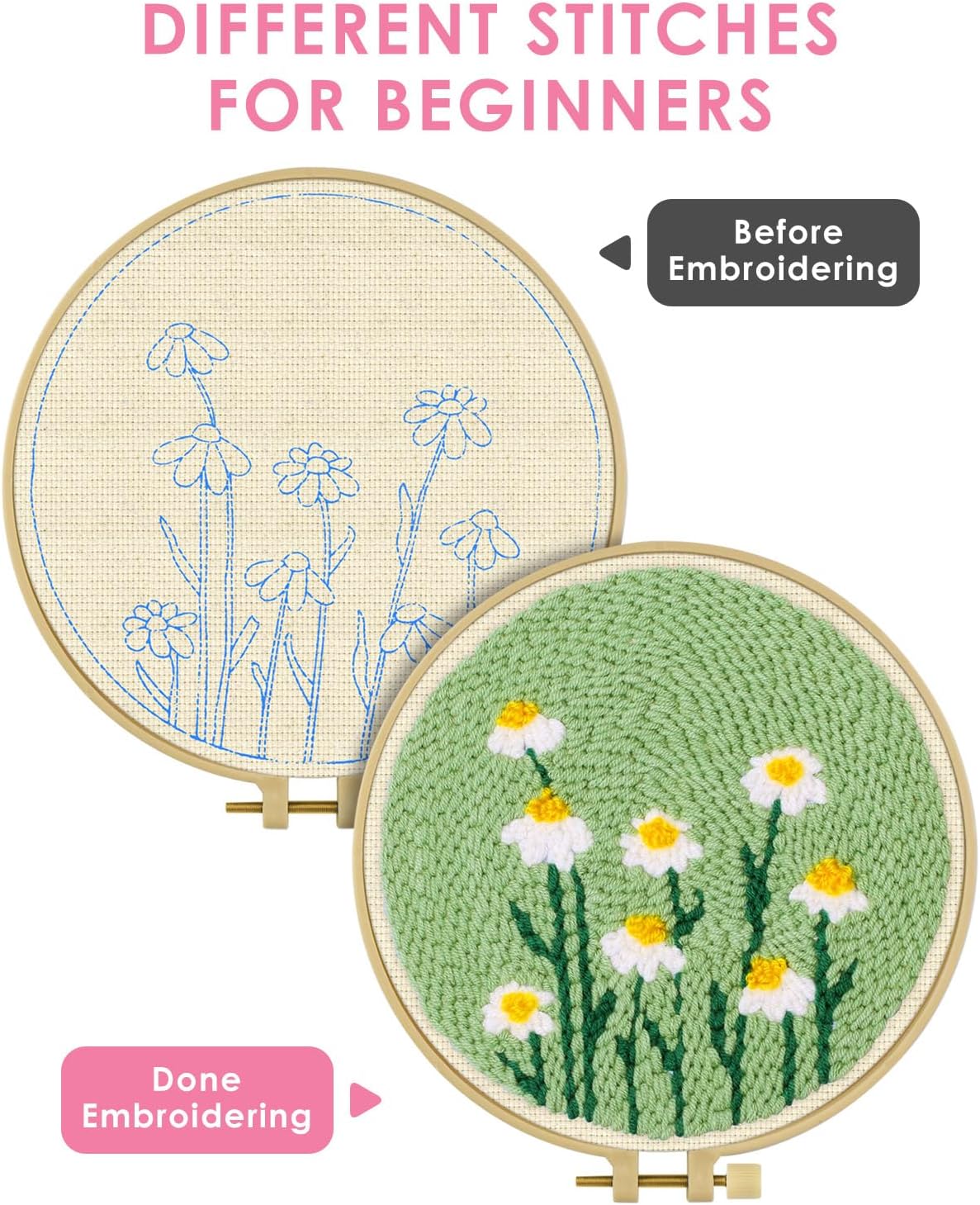 CHENISTORY Kit di aghi per pun - Embroidery Converter recensione e prezzo