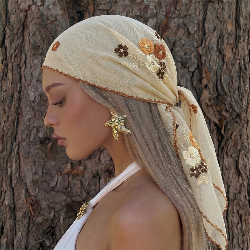 Sciarpa di Lusso in Rete Trasp - Embroidery Shawl recensione e prezzo