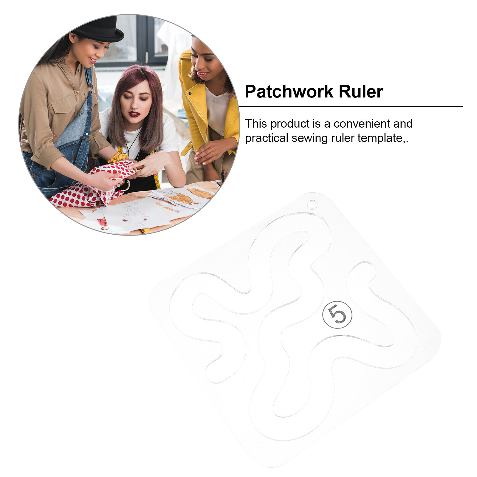 1 Pezzo Righello Trasparente i - Embroidery And Quilting recensione e prezzo