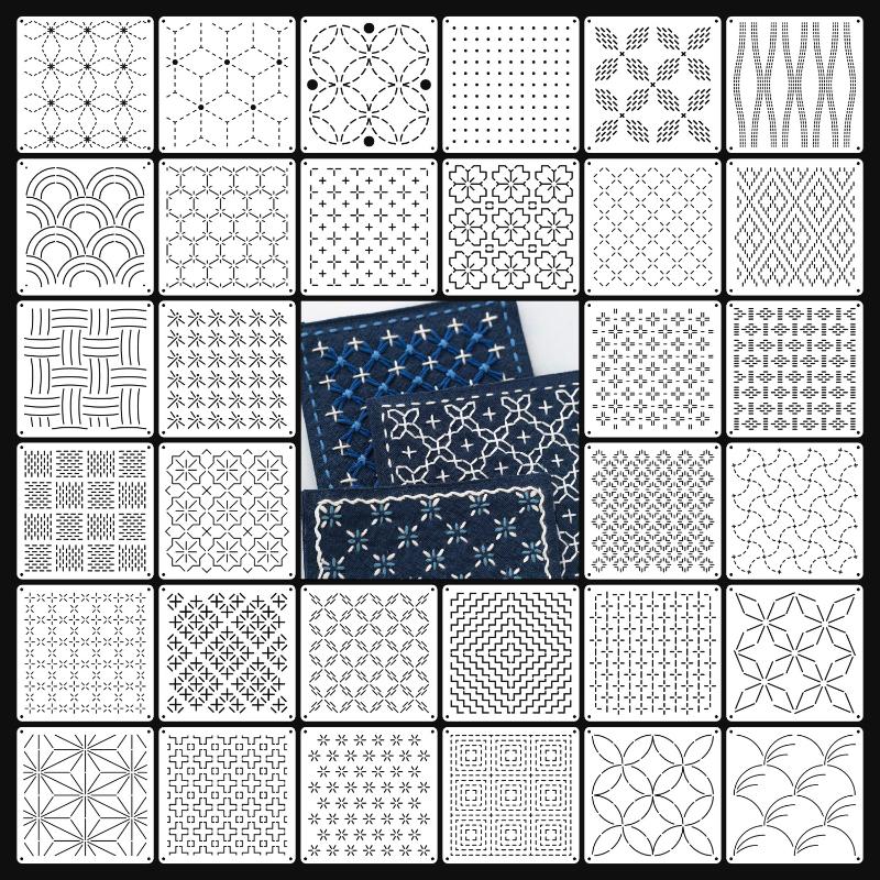 Set di 9/32 Pezzi di Modelli p - Embroidery And Quilting recensione e prezzo