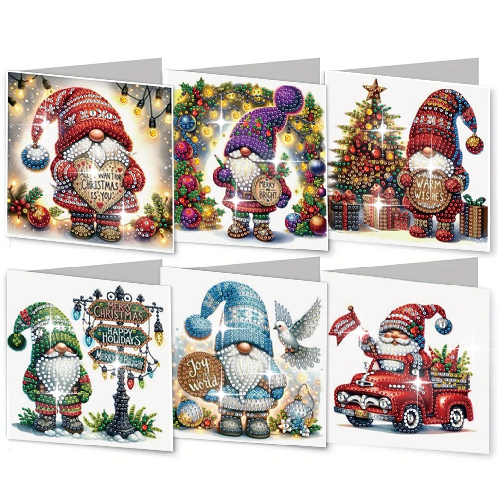 Set di 6 Biglietti d'Auguri Na - Embroidery Xmas Cards recensione e prezzo