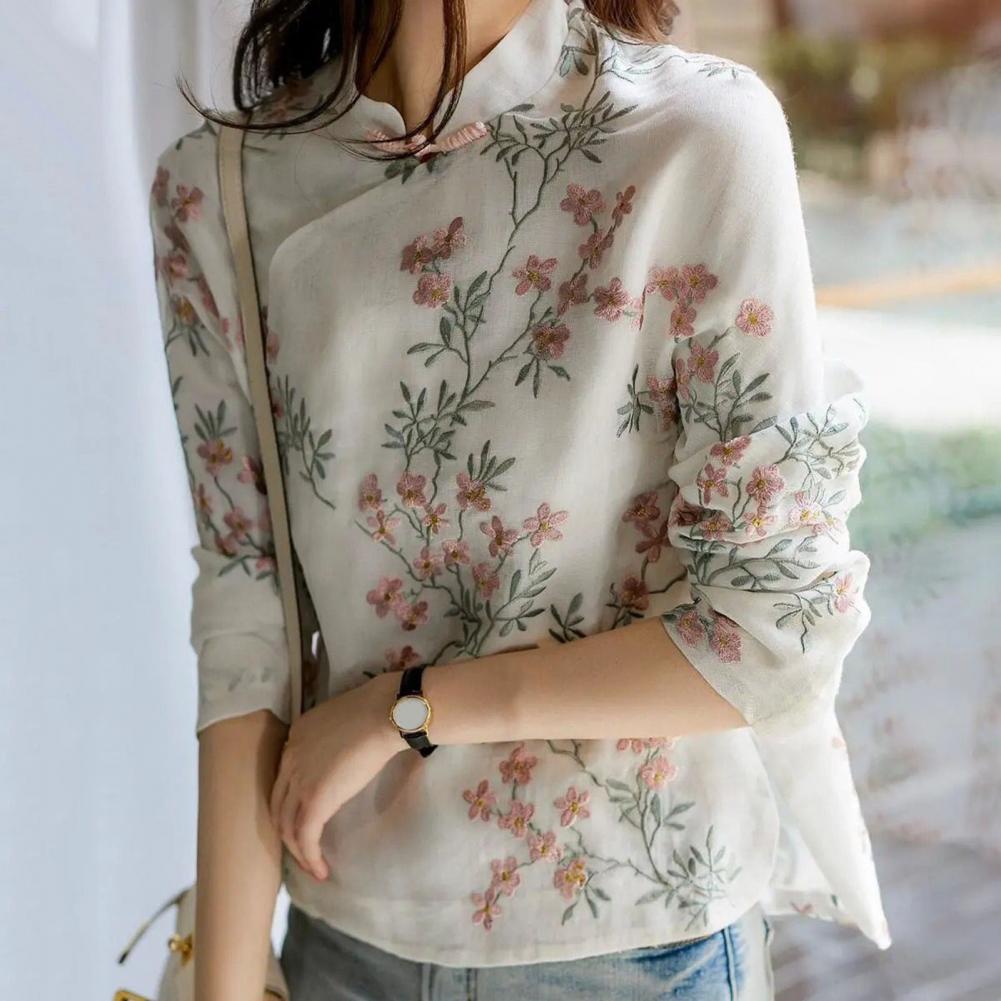 Camicia da donna Camicia cheon - Embroidery Cardigan recensione e prezzo
