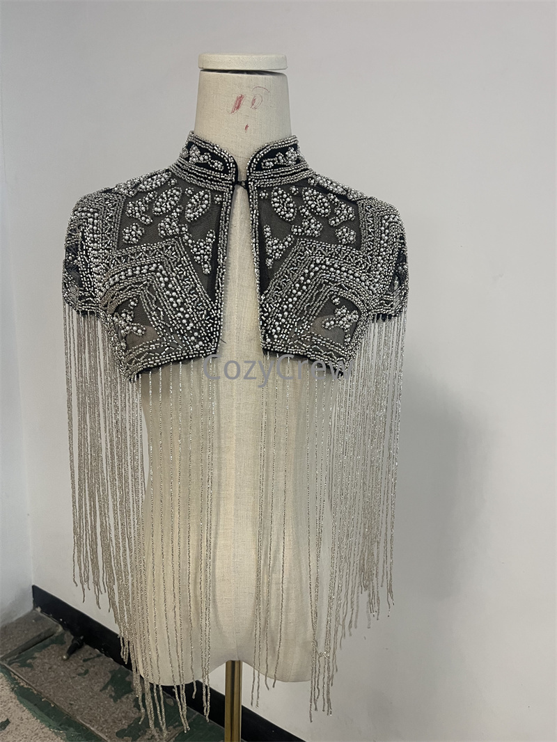 Giacca Corta Retrò di Lusso co - Embroidery Shawl recensione e prezzo